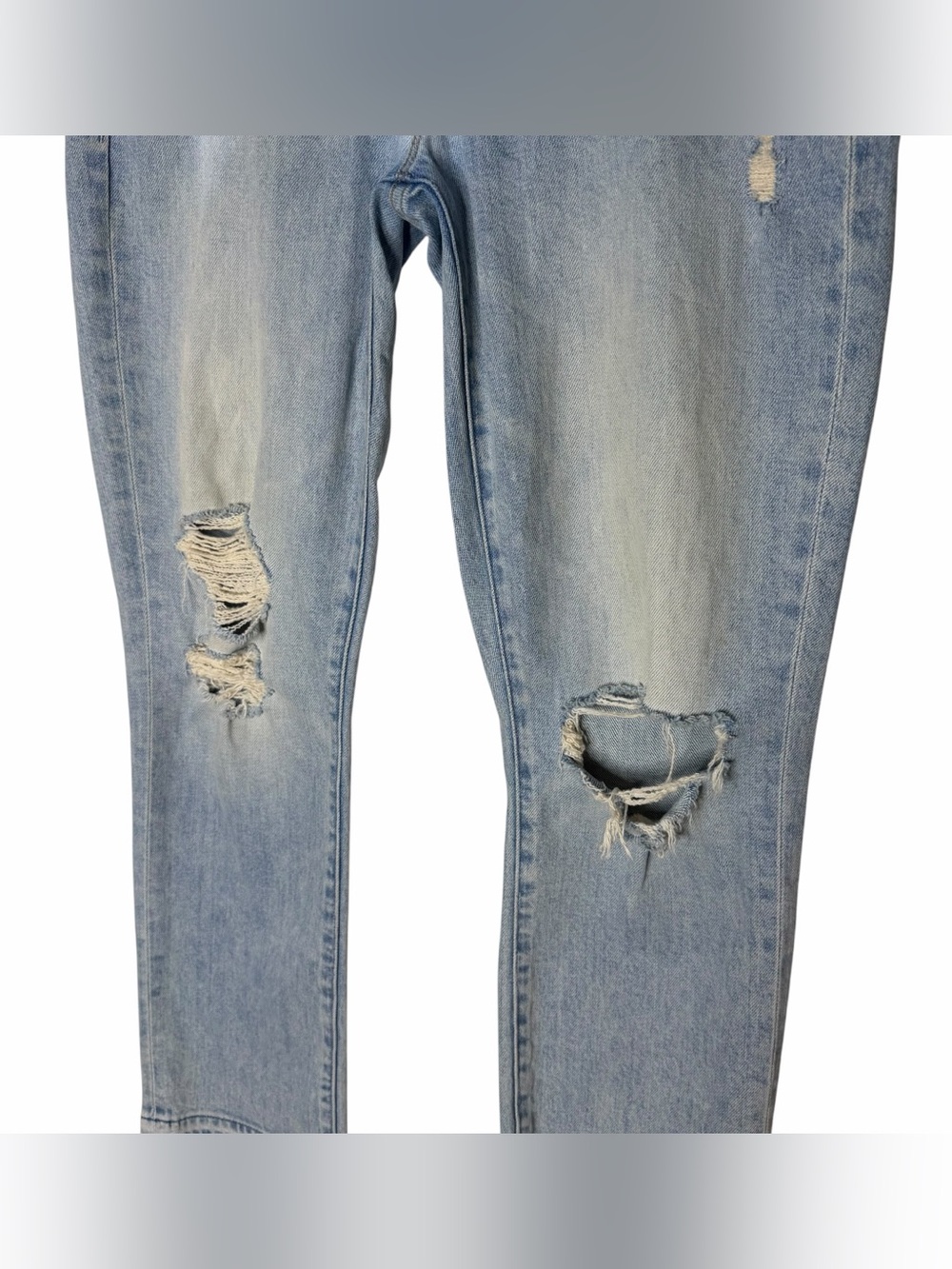 Mother Superior The Rascal Ankle Undone Hem Vacation Temptation Jeans Size 30 - Picture 4 of 13